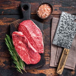 Black Angus "Prime" Flat Iron Steak, 8 oz Steaks