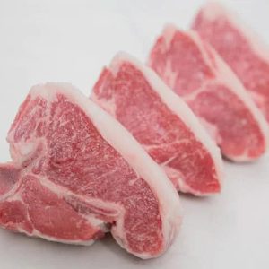 Lamb Bone-In Loin Chops, 4 Portions, 4 oz Each - 1 lb Packs