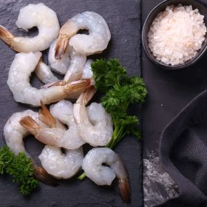 Cleaned Raw Tail on Shrimp, Chem Free, 16/20 - All Natural 1lb