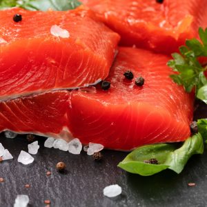 King Salmon Fillet, Troll Caught, Wild