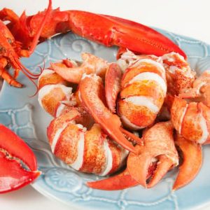 Fresh Maine Lobster Meat, Tail, Knuckle & Claw,  1 lb.